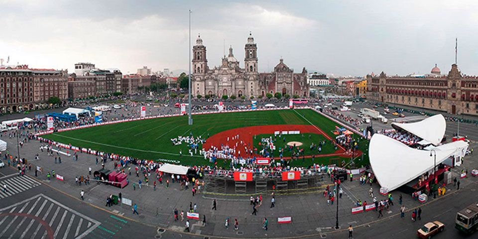 Inician actividades de “Home Run Derby” en el Zócalo