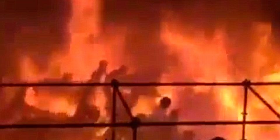 Video: Más de 200 heridos por incendio en Taiwan