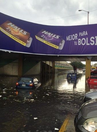 Inundaciones en el oriente de la CDMX por lluvia