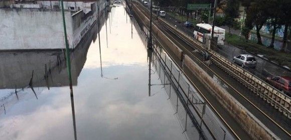 Inundaciones al oriente de la Ciudad de México