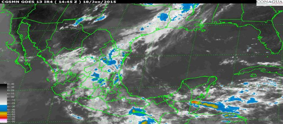 Alertan por lluvias intensas en gran parte del país Alertan por lluvias intensas en gran parte del país