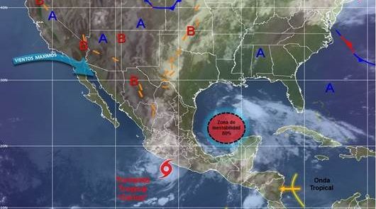 Pronostican lluvias generalizadas en territorio nacional Pronostican lluvias generalizadas en territorio nacional