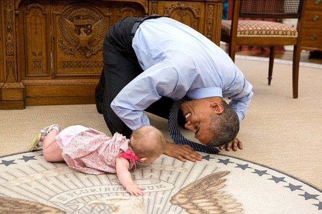 Esta es la foto más tierna de Obama