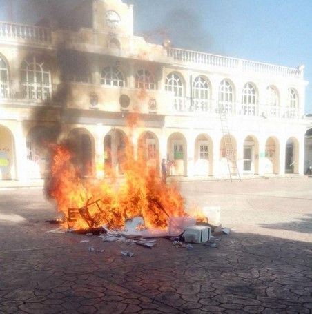 Detienen a 11 por quema de urnas en Chiapas