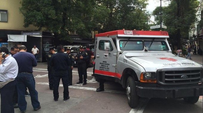 Policía privado hiere de bala a una persona en Polanco