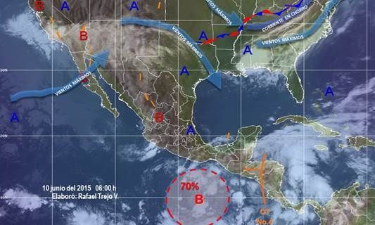 Se prevén lluvias en la mayor parte del país Se prevén lluvias en la mayor parte del país