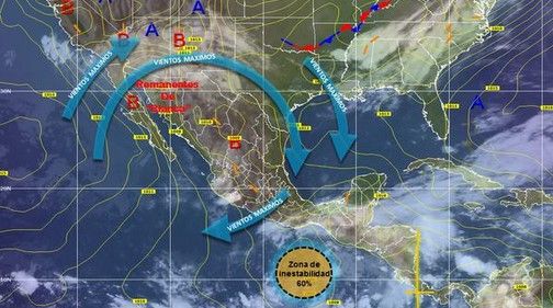 Habrá lluvias en gran parte del país