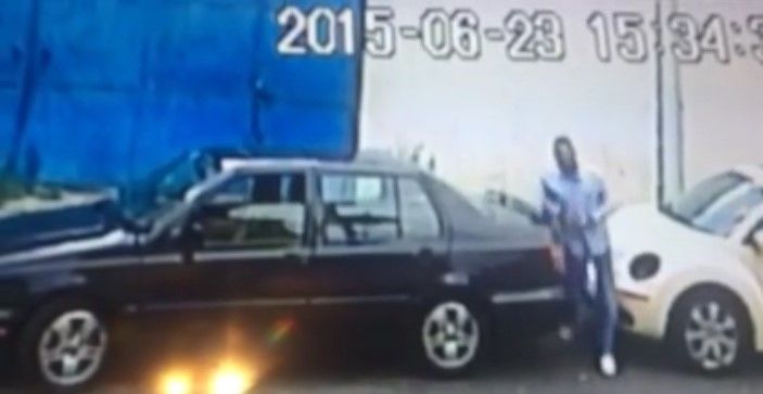 Video: robo de autopartes en Iztacalco