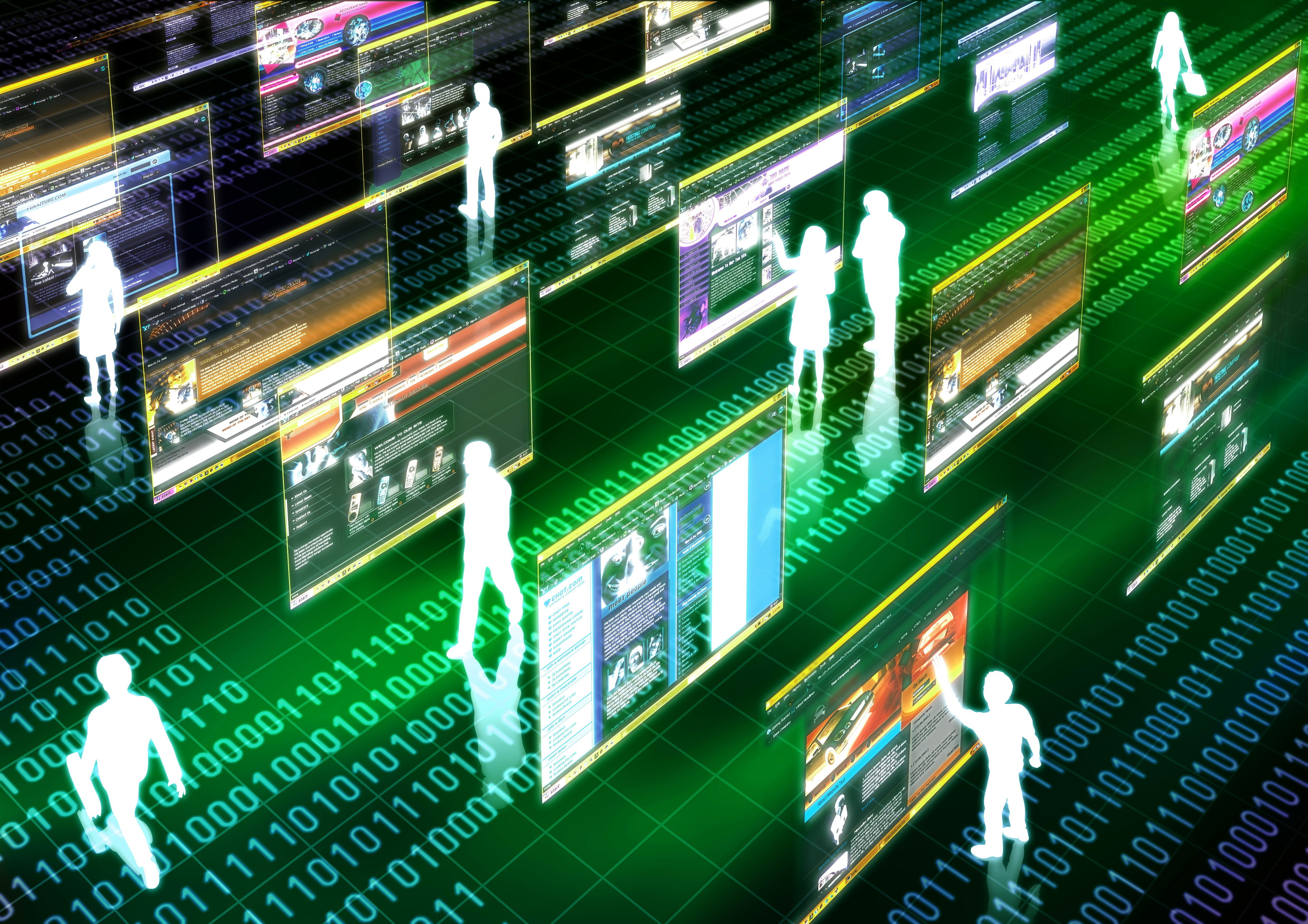 Mapa de internautas en el mundo Mapa de internautas en el mundo