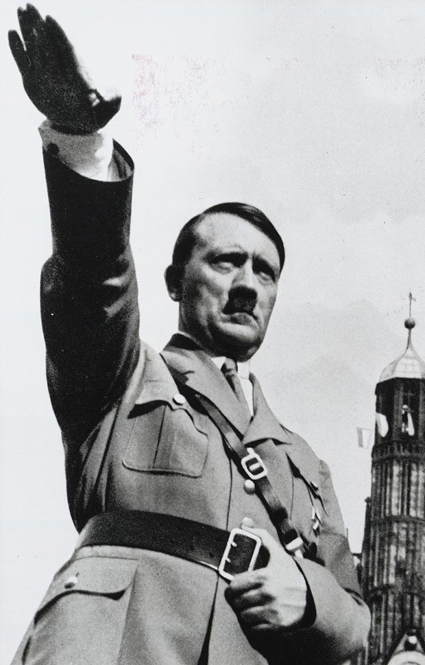 El eterno problema de Wikipedia - Hitler-saludo-nazi