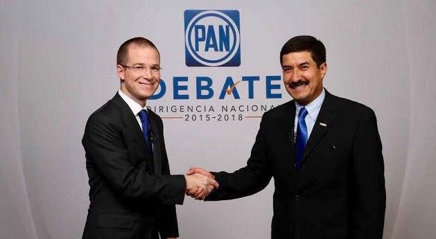 Debaten Ricardo Anaya y Javier Corral por dirigencia del PAN