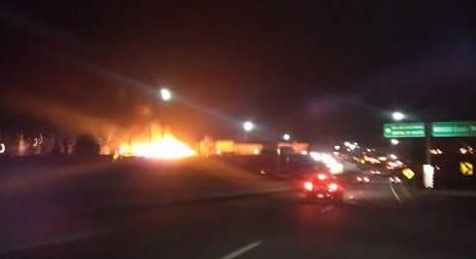 Incendio en Central de Abasto de Puebla