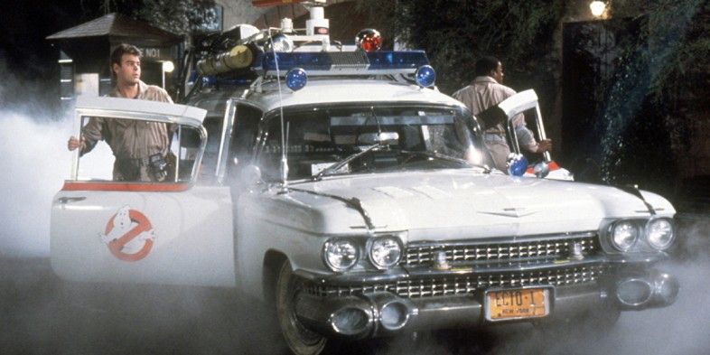 Muestran auto de las nuevas Cazafantasmas