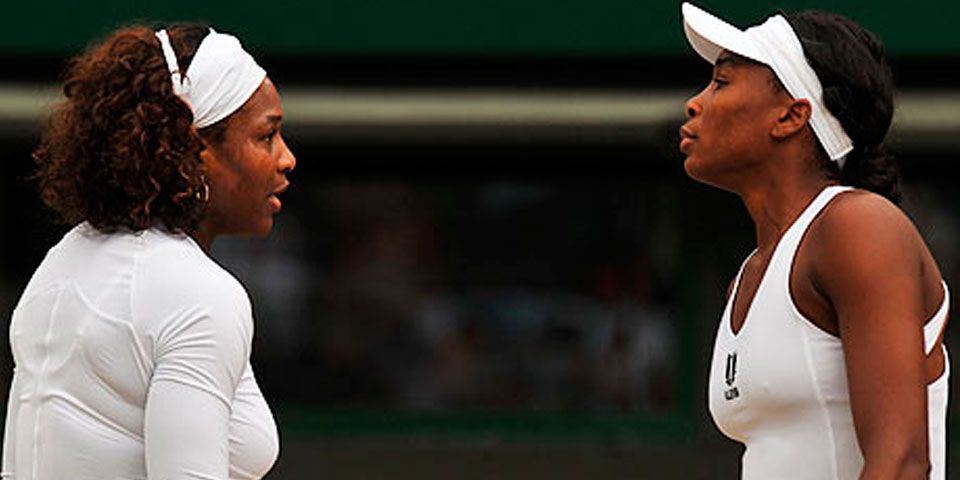 Serena y Venus Williams se verán las caras en Wimbledon Serena y Venus Williams se verán las caras en Wimbledon