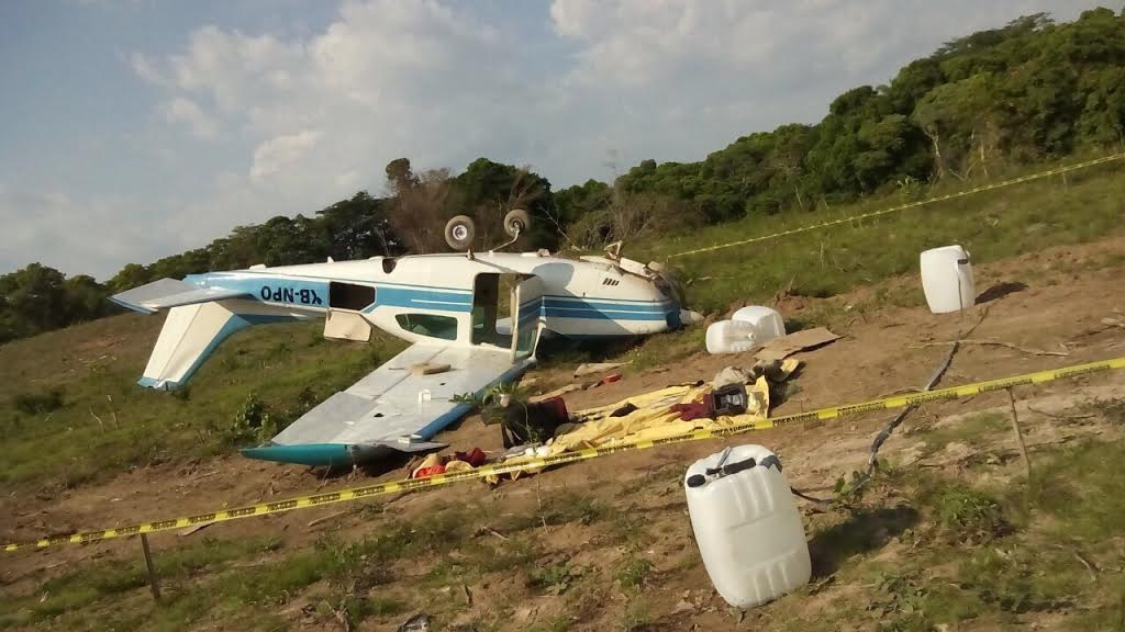 Aeronave se desploma en Jalisco. Hay un herido