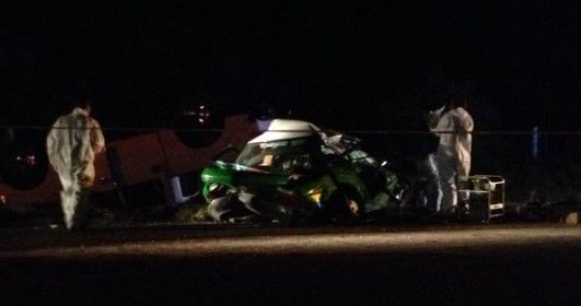 Tres muertos por choque en carretera a Laredo