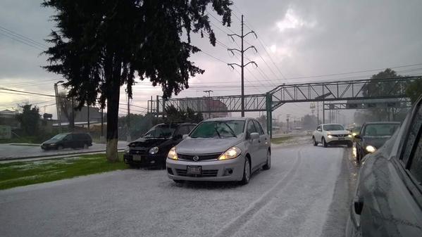 Prevén caída de granizo en el Valle de México