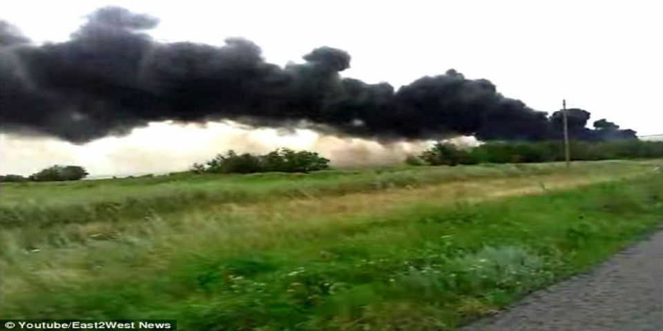 Nuevo video sobre el accidente de avión en Ucrania