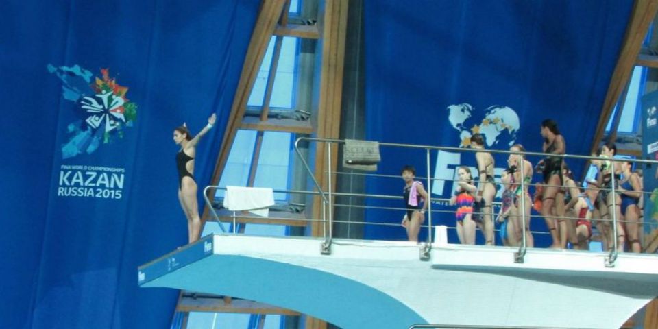 Paola Espinosa fuera de la final 10m en Mundial de Natación