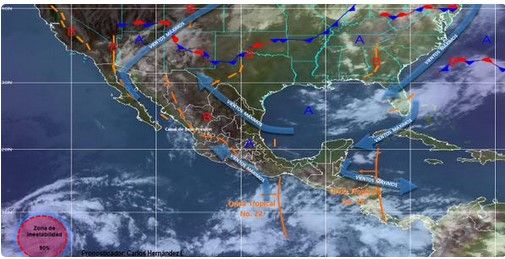 Habrá calor intenso y lluvias en el país