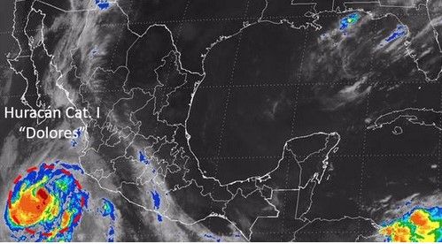 Huracán Dolores se fortalecerá