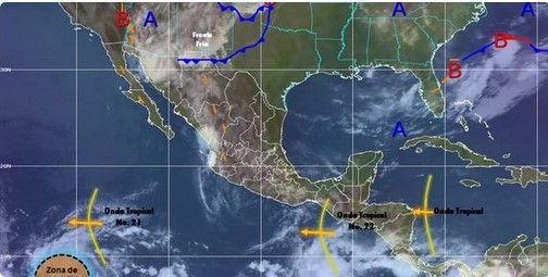 Habrá lluvia en la mayor parte del país