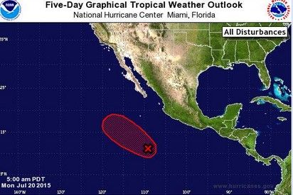 Se forma en el Pacífico la tormenta tropical Felicia