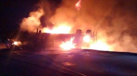 Choque de pipa y convoy militar deja heridos y muertos en Hidalgo