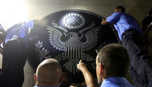 Imágenes de la Embajada de Estados Unidos en Cuba