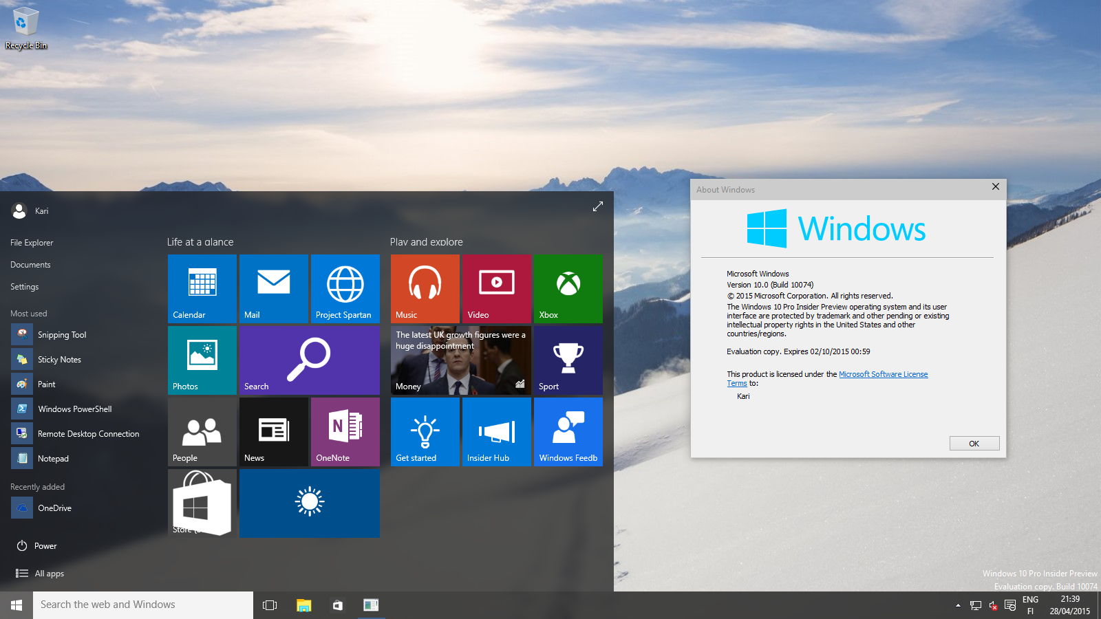 Correo con virus ofrece descarga de Windows 10