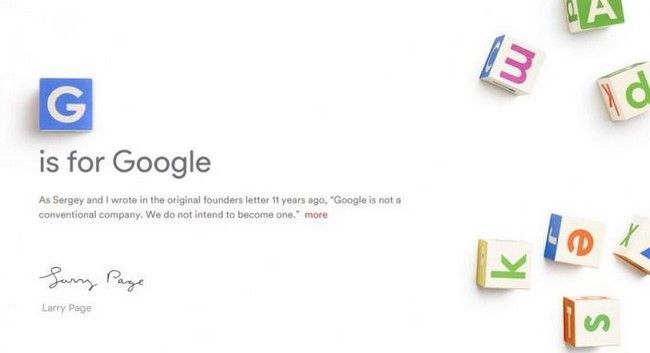 Alphabet, la empresa que albergará a Google