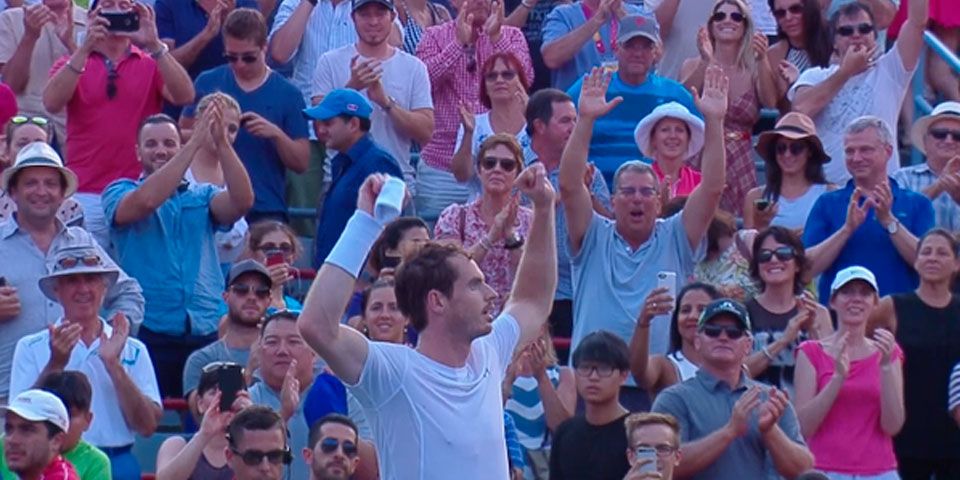 Murray vence a Djokovic en final del Masters de Montreal