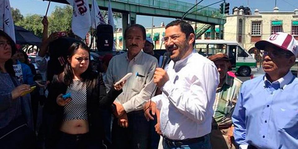 Confirma Batres alianza con CNTE