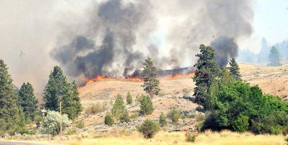 Caída de avioneta provoca incendio, hay dos muertos