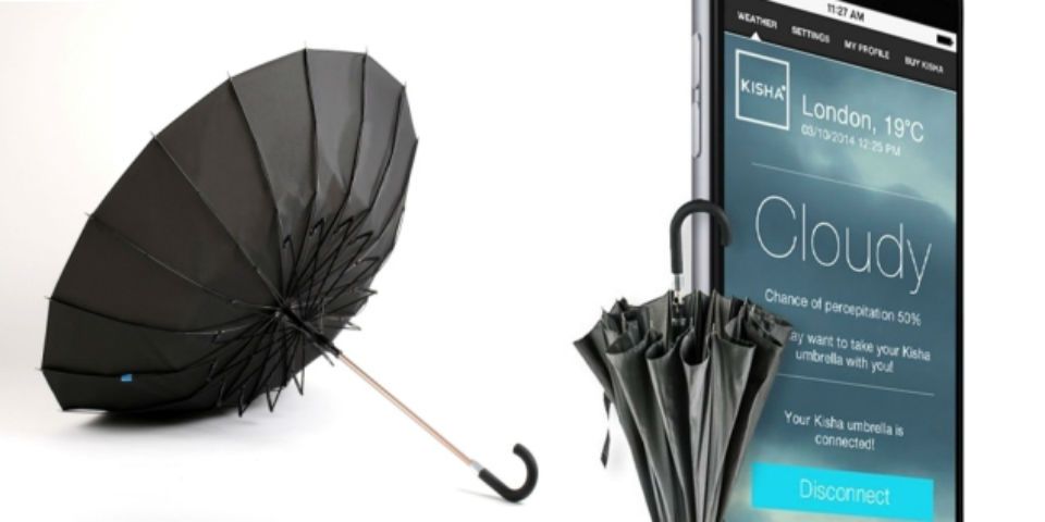 Ya se comercializa un paraguas inteligente