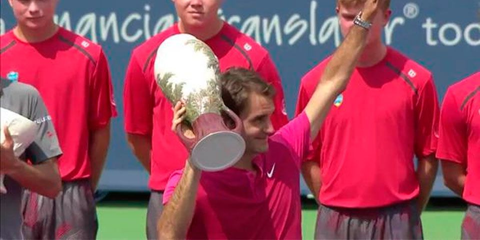 Gana Federer el Masters de Cincinnati