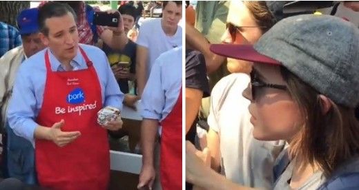 Ellen Page discute sobre derechos homosexuales con aspirante republicano