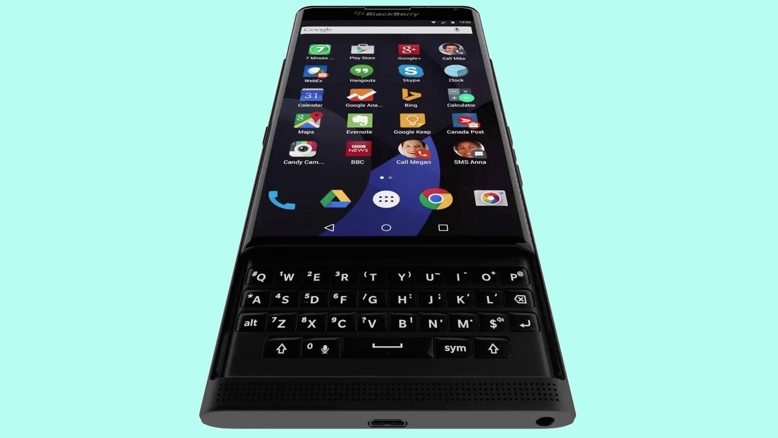 Revelan más imágenes del BlackBerry Android Revelan más imágenes del BlackBerry Android