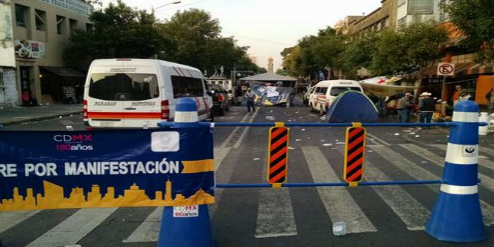 Bucareli ya fue ocupada nuevamente