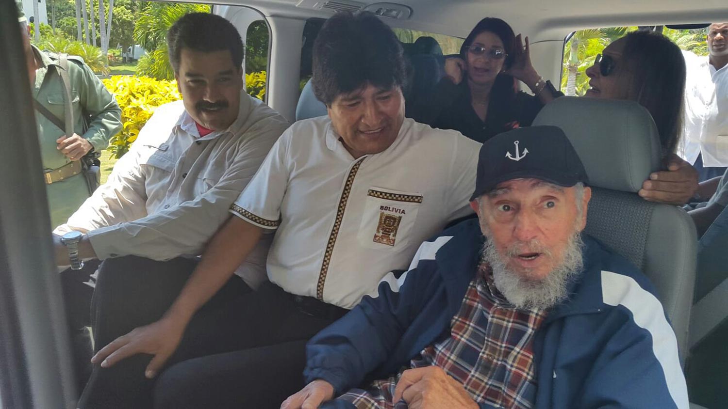 Fidel Castro festeja cumpleaños junto a Nicolás Maduro y Evo Morales