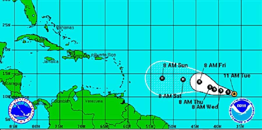 Nueva depresión tropical en el Atlántico