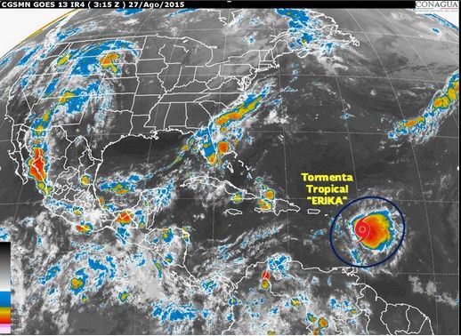 Huracán Ignacio y tormentas Jimena y Erika no afectarán al país