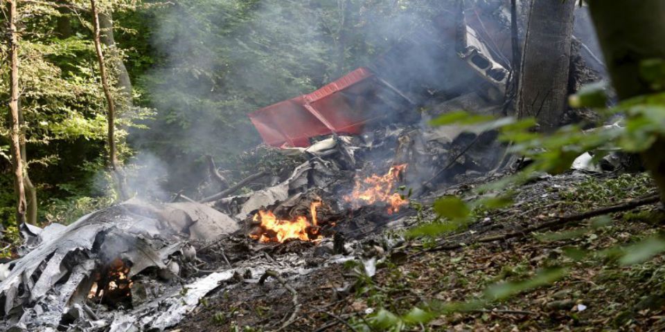 Siete muertos por choque de aviones en Eslovaquia