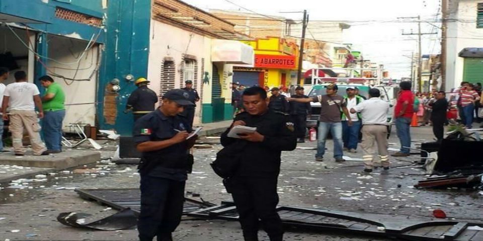 Explota tanque de gas en escuela de Chiapas
