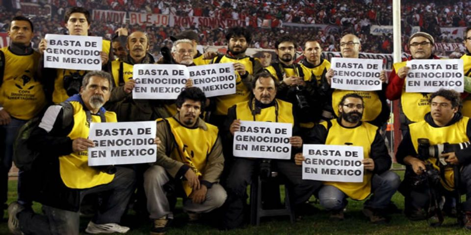 Recuerdan a Rubén Espinosa en la Libertadores Recuerdan a Rubén Espinosa en la Libertadores