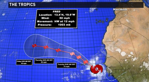 Alerta por la tormenta tropical Fred