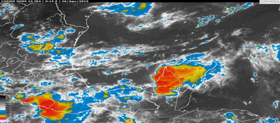 Pronostican lluvias intensas en Veracruz y Oaxaca Pronostican lluvias intensas en Veracruz y Oaxaca