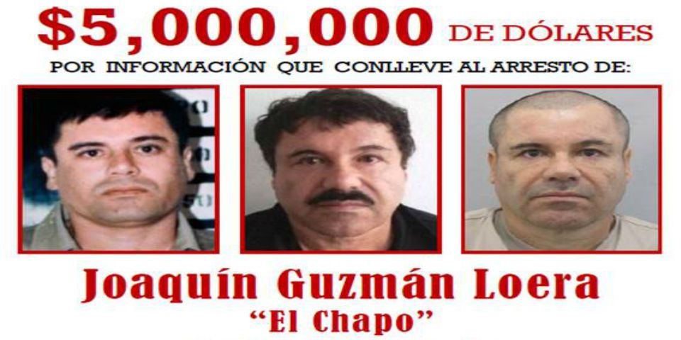 DEA activa línea telefónica para reportar al Chapo