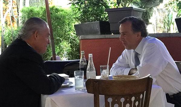 Meade se reúne con Miguel Basáñez, embajador designado ante EE.UU.