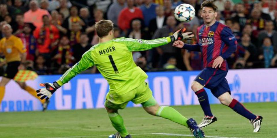 Messi hizo el mejor gol de la temporada pasada en la UEFA